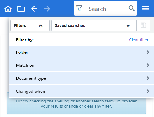 Example filters