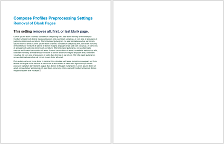 blank page removal example before