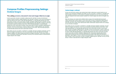 deskew images example after