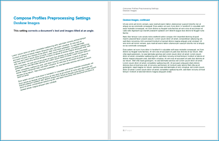 deskew images example before