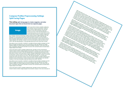 split facing pages example after