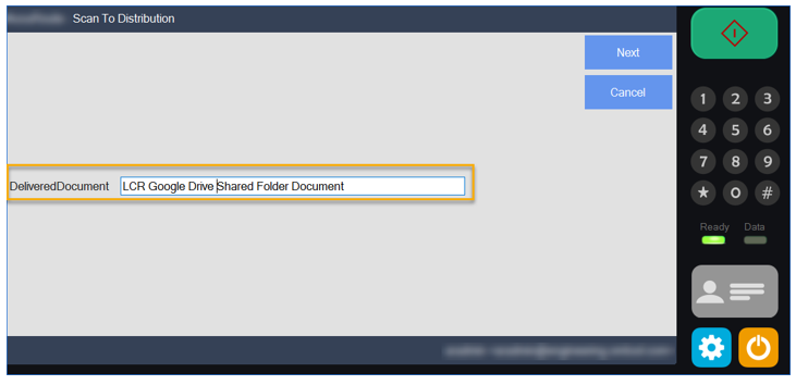  delivered document prompt device simulator example