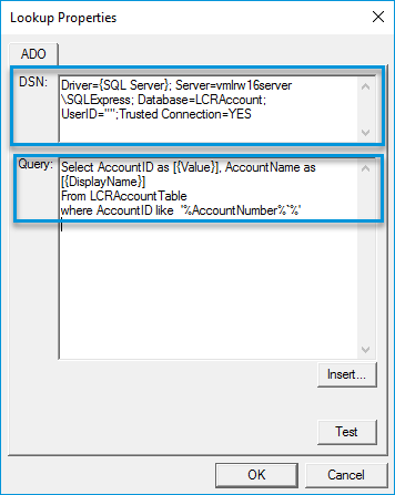 job property qualify tab lookup as a database example