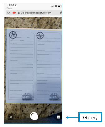 capturing a document