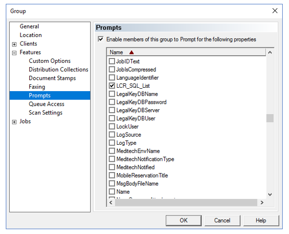 group properties prompts dialog box example enable members of a group