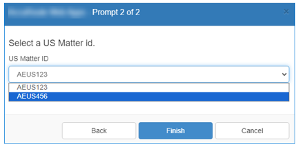 us matter id prompt example