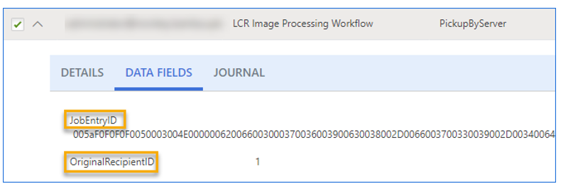 ic image processing workflow data fields details
