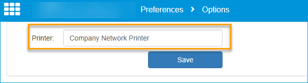 preferences options dialog box example