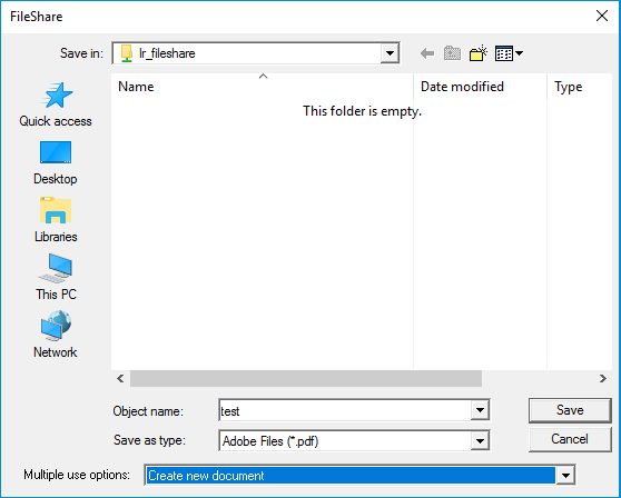 desktop client dms fileshare folder example