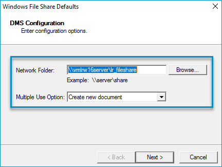  desktop client tools configure dms menu