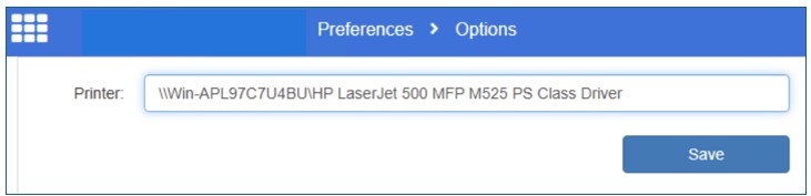 network printer name example