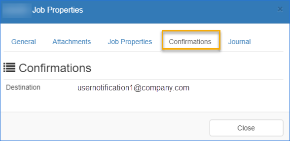 confirmations dialog box example