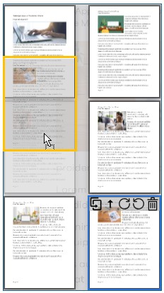 reordering pages example