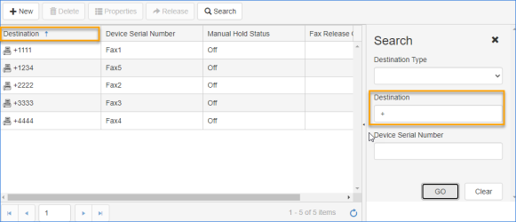 plus (+)  special character search example