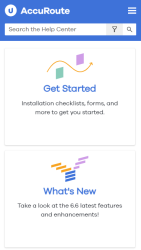 help center responsive layout