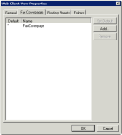 web client view properties dialog box example