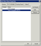 web client view properties with fax cover page template dialog box example