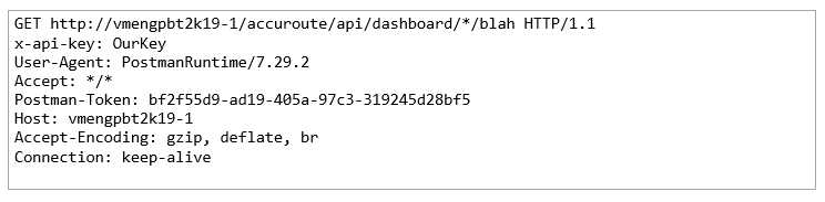 failed call example