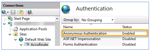 iis anonymous authentication dialog box example