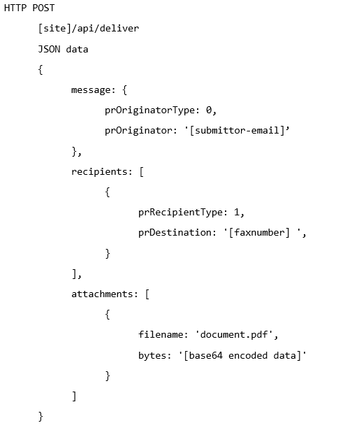 deliver call endpoint http post example