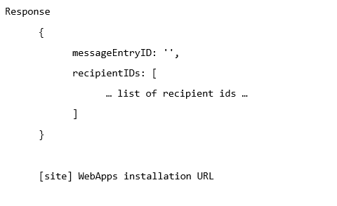 response example