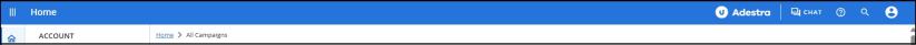 Screen capture of the Adestra lists page to illustrate the contextual help center links present on the page.