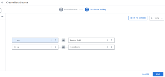 Screen capture showing an example view of the building area.