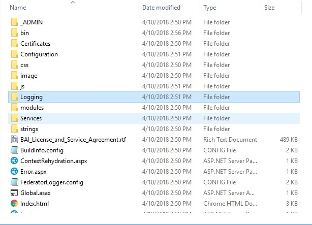 See the Logging folder.