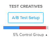 A/B test distribution