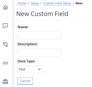 The old Custom Field page.