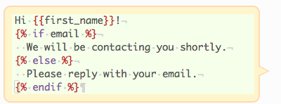 Request email address