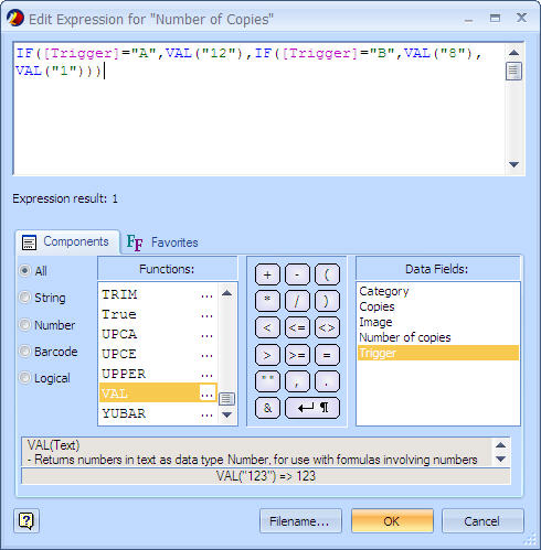 View   the Expression Editor