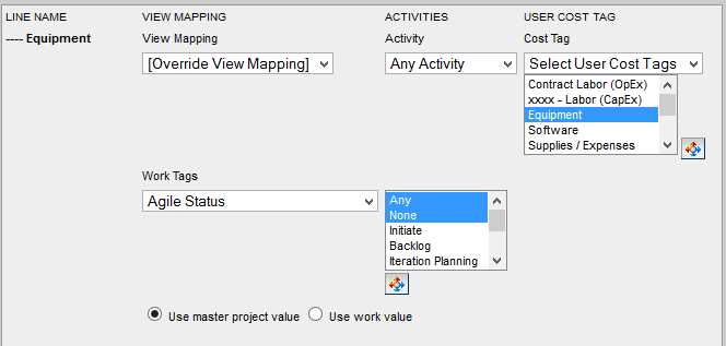 Cost Activity Mapping