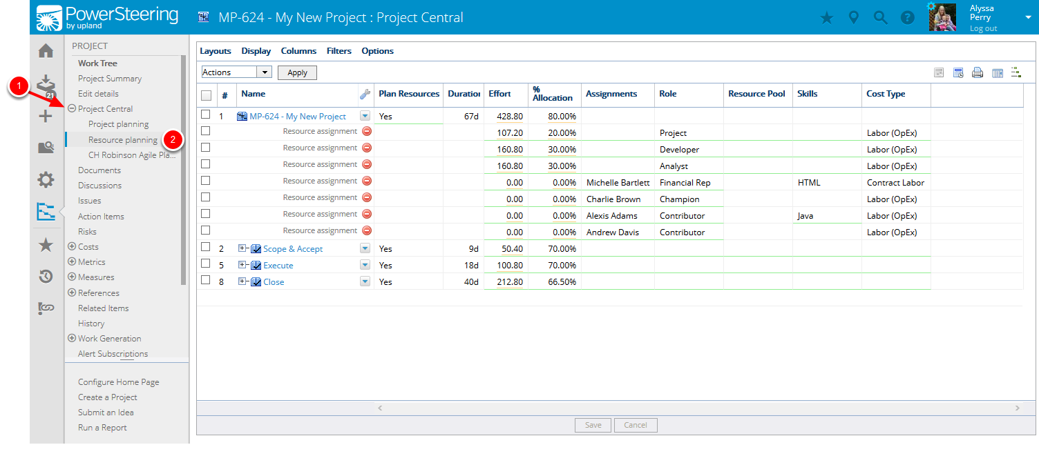 Click Resource Planning