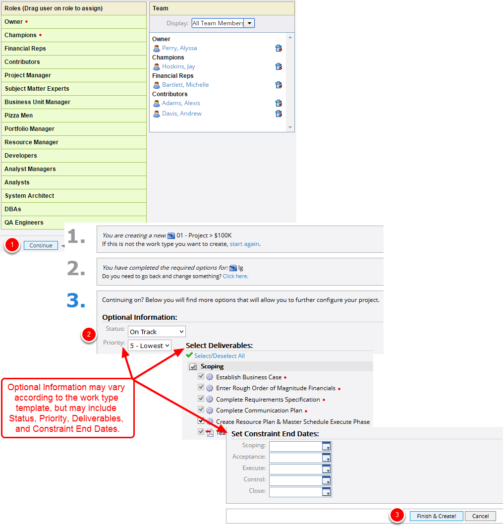 Enter Optional Information (Optional)