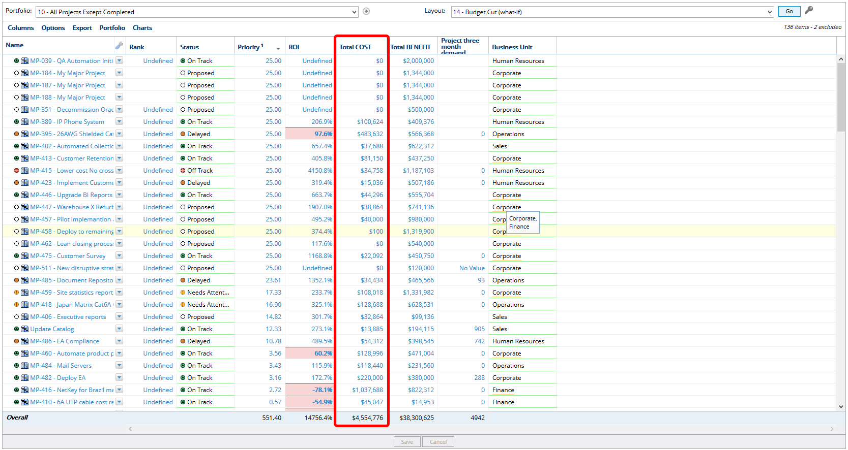 Select Column