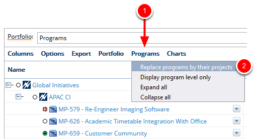 Click Programs - Replace Programs by Their Projects