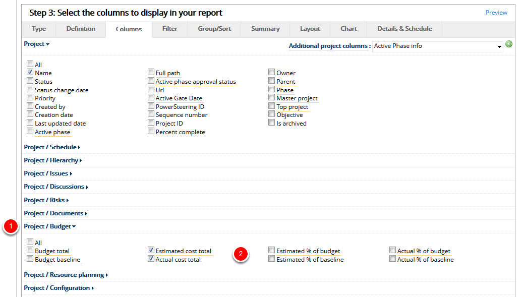 Select Columns