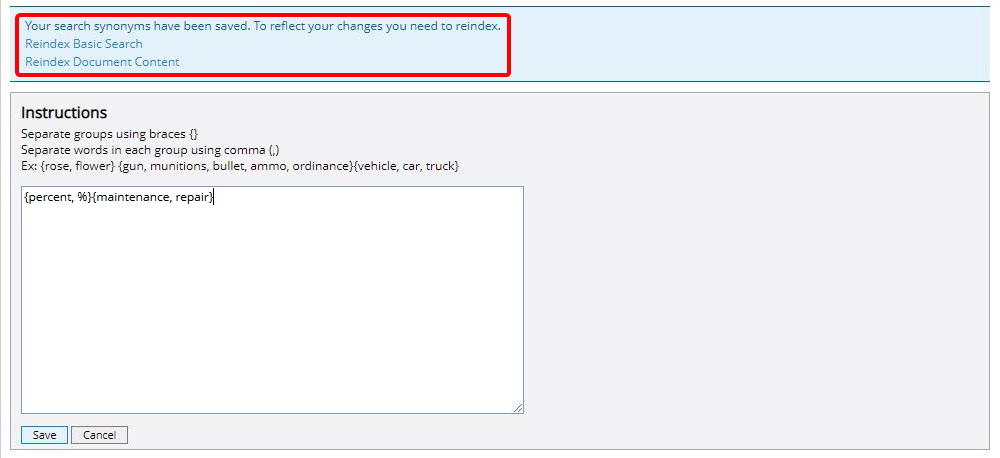 View Confirmation Message