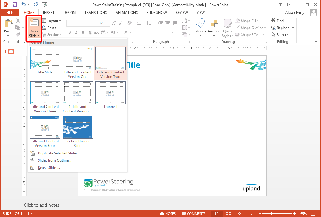 Add Additional Slides (Optional)