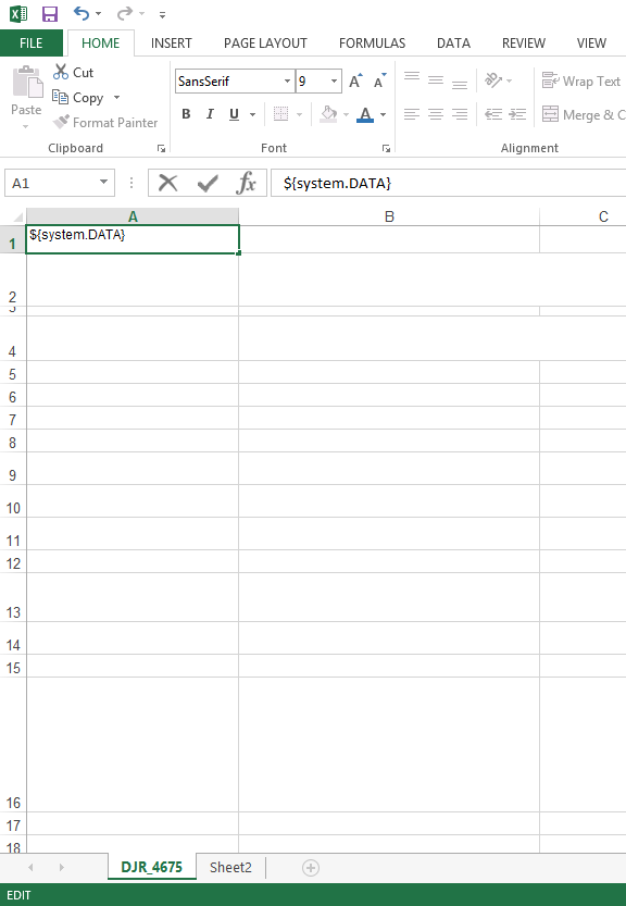 Enter Token (Winter 2015 v12 or prior versions)