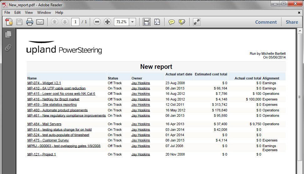 View Report