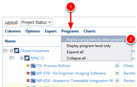 Click Programs - Replace Programs by Their Projects