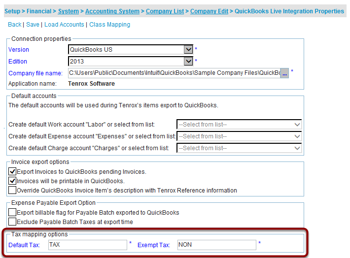 Configuring Accounting Setup on the Interface