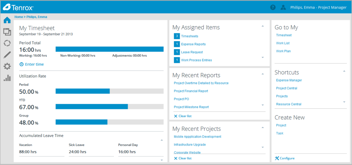 Real-Time Visibility with a New Home Page