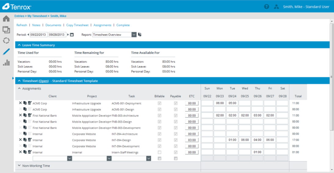 User Interface Refresh