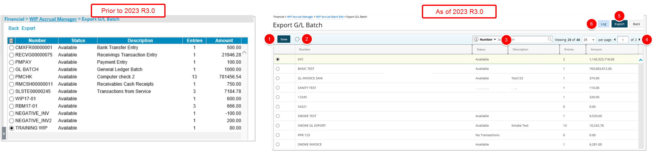 WIP Accrual Manager - Export G/L Batch to Microsoft Dynamics GreatPlains