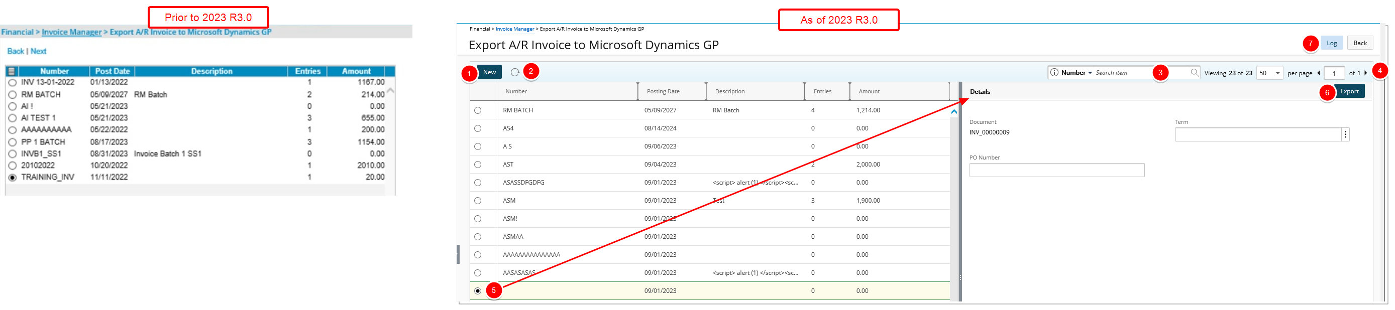 Export A/R Invoice to Microsoft Dynamics GreatPlains