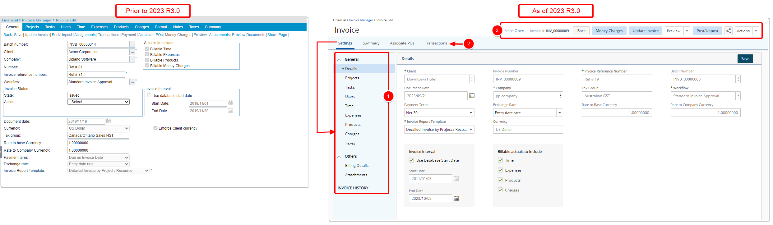 Invoice Edit Rennovation