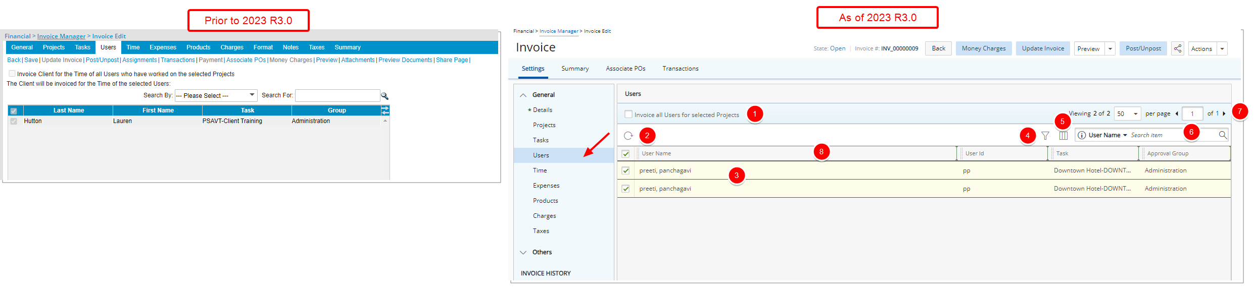 Invoice Edit Rennovation